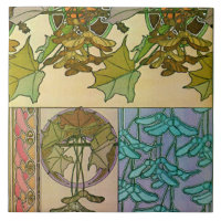 Plants of Art Nouveau Style, Mucha