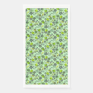 Plants pattern A03.b Lgreen BG Napkin