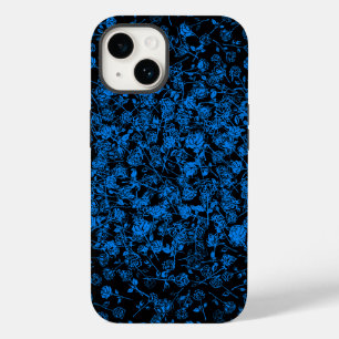 Plants pattern A05.b Black BG  Case-Mate iPhone 14 Case
