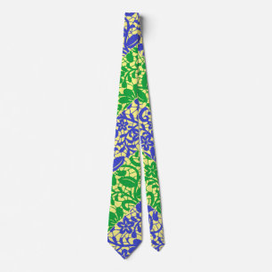 Plants pattern A06.b LYellow BG Tie