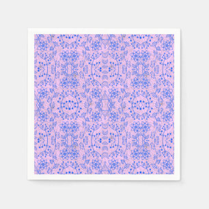 Plants pattern A08.b boho. lpurple BG Napkin