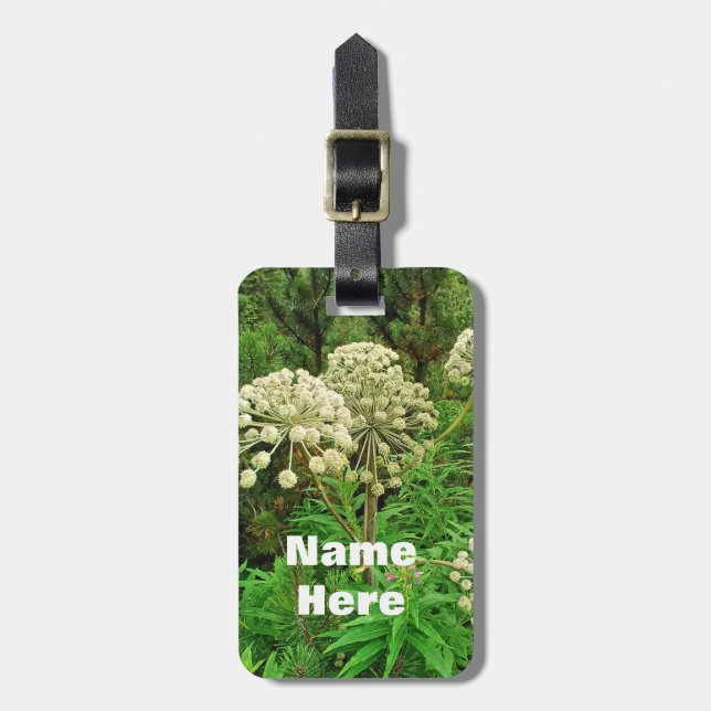 Plants Photo  Luggage Tags (Front Vertical)