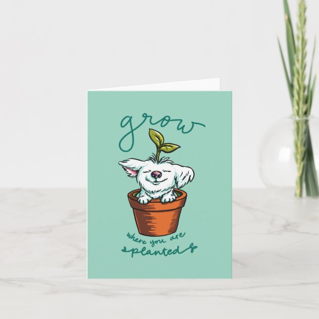 Planty Pup: Grow Card (Front)