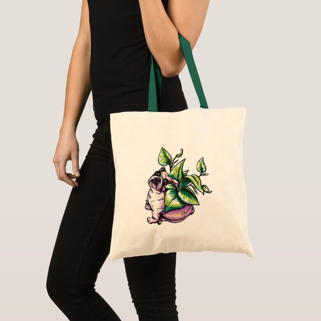 Planty Pup: Lilly Tote Bag (Front (Product))