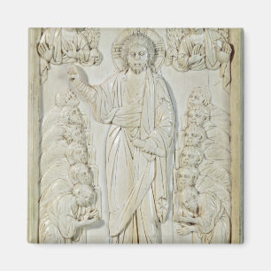 Plaque depicting Christ blessing the Apostles Magnet