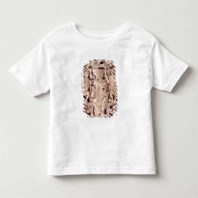 Plaque depicting King David enthroned Toddler T-Shirt (Front)