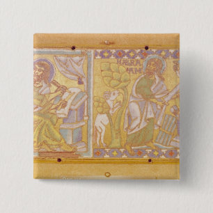 Plaque depicting St. Mark 15 Cm Square Badge