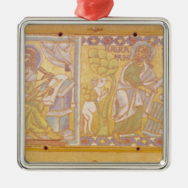 Plaque depicting St. Mark Metal Tree Decoration (Front)