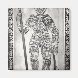 Plaque depicting the armour of Joan of Arc Magnet