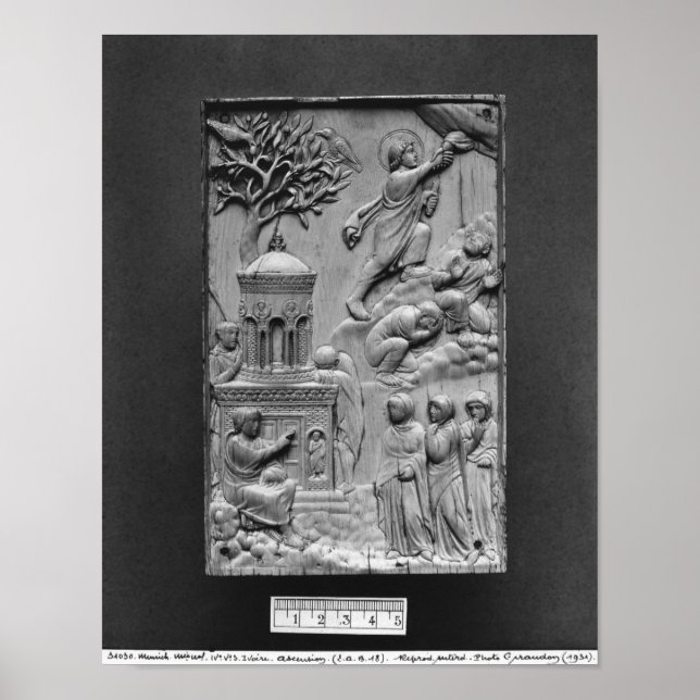 Plaque depicting the Ascension Poster (Front)