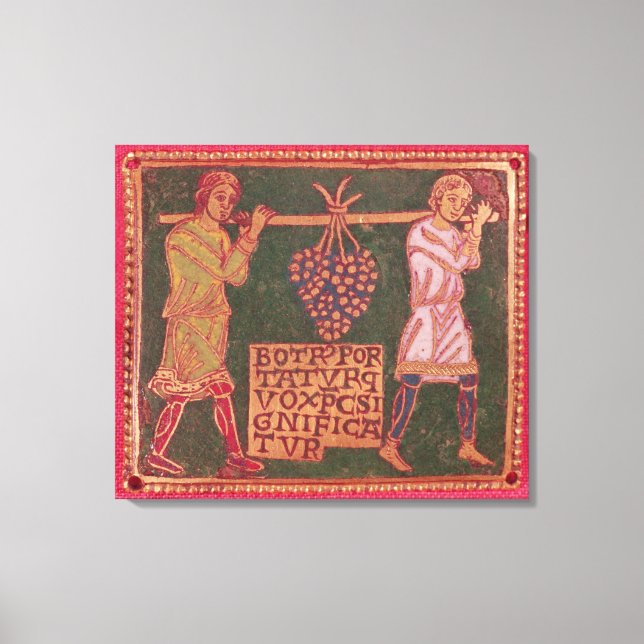 Plaque from a cross canvas print (Front)