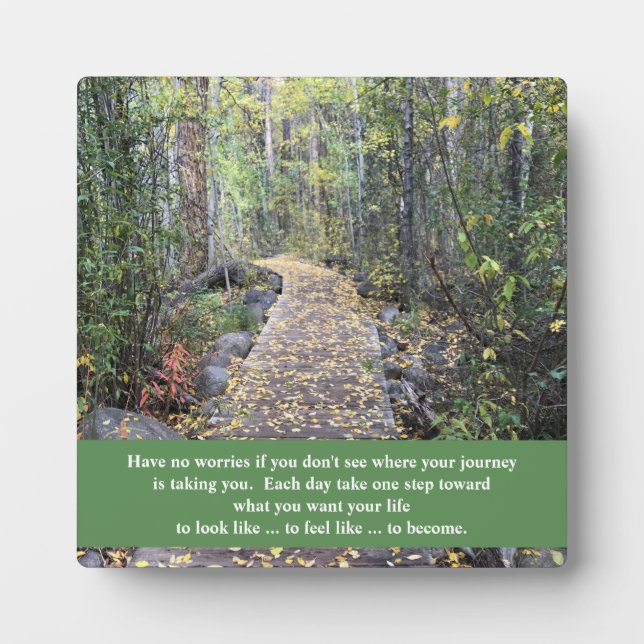 Plaque Journey Woods (Front)