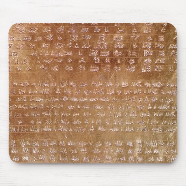Plaque of Darius I  550-500 BC Mouse Pad (Front)