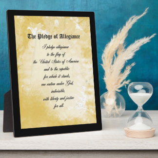 Plaque - The Pledge of Allegiance