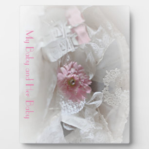 Plaque with Easle My Baby and Her Baby