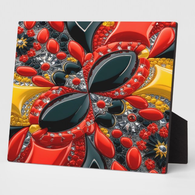 Plaque with Germany Colours Modern Design (Side)