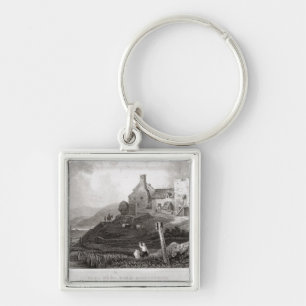 Plas Crug, near Aberystwyth, Cardiganshire (etchin Key Ring