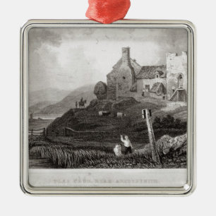 Plas Crug, near Aberystwyth, Cardiganshire (etchin Metal Tree Decoration