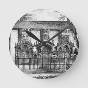 Plas Newyyd, near Llangollen, Wales, the seat of L Round Clock