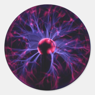 Plasma Classic Round Sticker