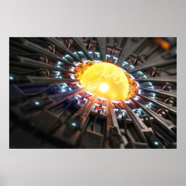 Plasma Energy Ball Poster (Front)