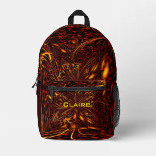 Plasma Fire customizable print cut sew bag