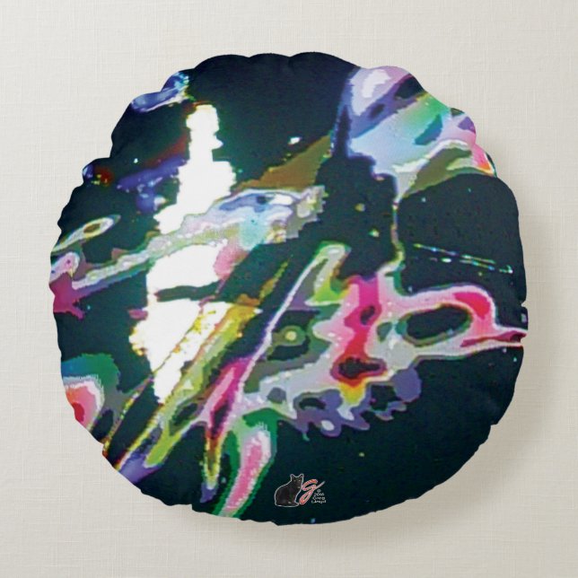 Plasmoid KC image Round Cushion (Front)