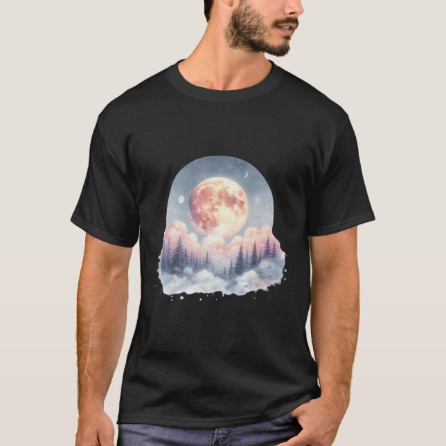 Plastel full moon T-Shirt (Front)