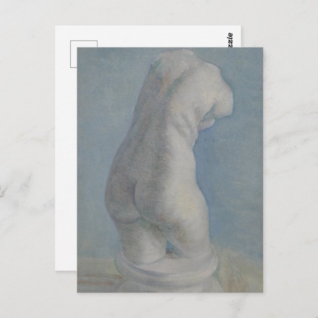 Plaster Cast of Woman's Torso by Vincent van Gogh Postcard (Front/Back)