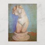 Plaster Statuette Female Torso by Vincent van Gogh Postcard<br><div class="desc">Plaster Statuette of a Female Torso (1886) by Vincent van Gogh is a vintage Post Impressionism fine art still life painting of a statue of a woman's body. About the artist: Vincent Willem van Gogh (1853-1890) was a Post Impressionist painter whose work was most noteable for its rough beauty, emotional...</div>