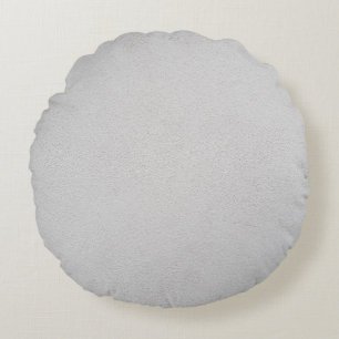 Plaster texture white housewall round cushion
