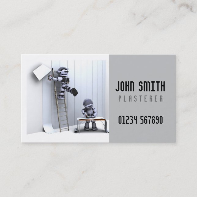 Plasterers Business Card (Front)