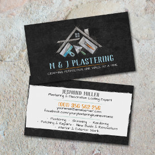 Plastering Services  Business Card