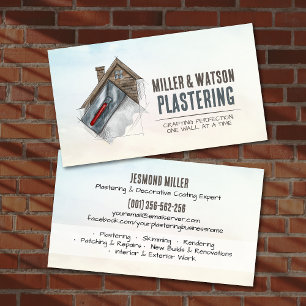 Plastering Services  Business Card