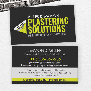 Plastering Services  Business Card