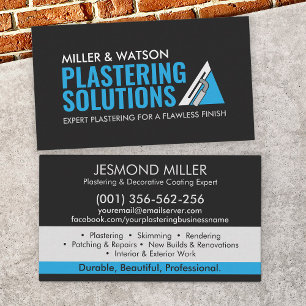 Plastering Services  Business Card