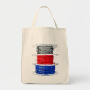 Plastic coils for 3D printing Tote Bag