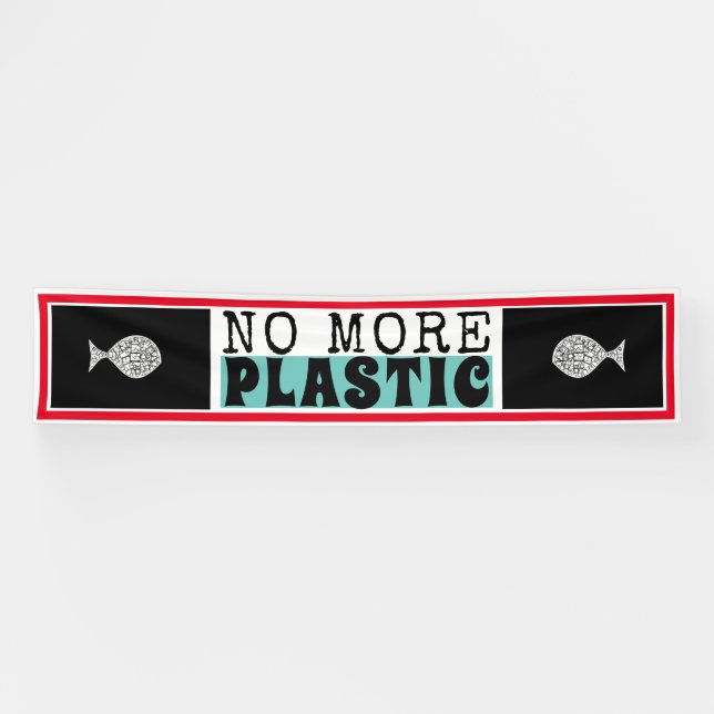 Plastic Fish, Climate Change Banner (Horizontal)