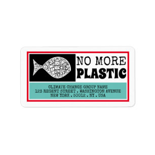 Plastic Fish, Climate Change Label