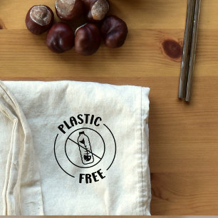 Plastic Free, Earth Friendly, Rubber Stamp