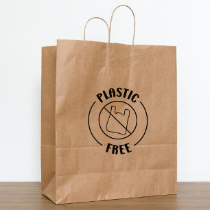 Plastic Free, Earth Friendly, Rubber Stamp