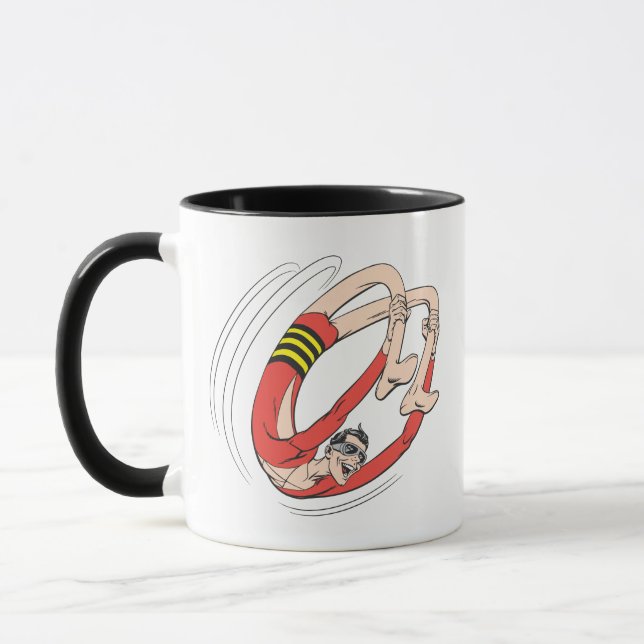 Plastic Man Backbend Wheel Mug (Left)