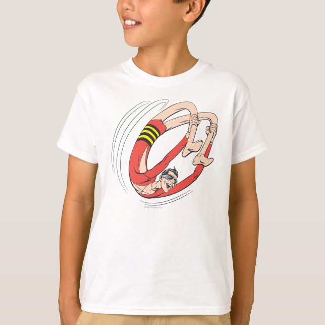 Plastic Man Backbend Wheel T-Shirt (Front)