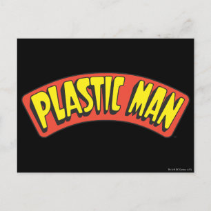 Plastic Man Logo Postcard
