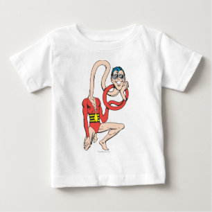 Plastic Man Rubberneck Pose Baby T-Shirt
