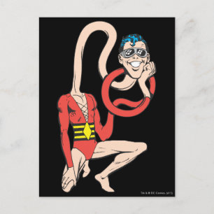 Plastic Man Rubberneck Pose Postcard