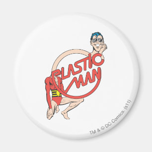 Plastic Man Rubberneck Sign Magnet