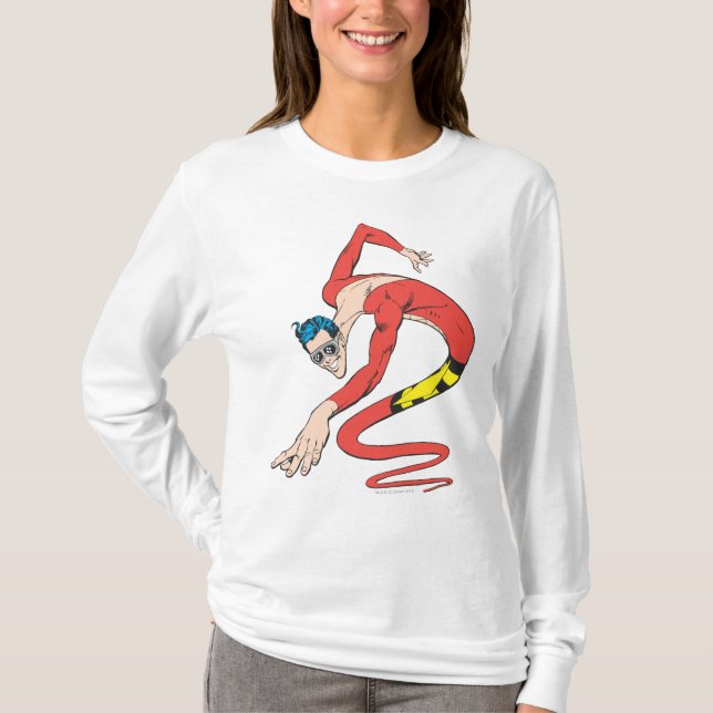 Plastic Man Shape-Shifts T-Shirt (Front)