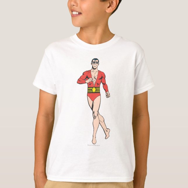 Plastic Man Stands T-Shirt (Front)