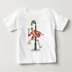 Plastic Man Wraps Streetlamp Baby T-Shirt